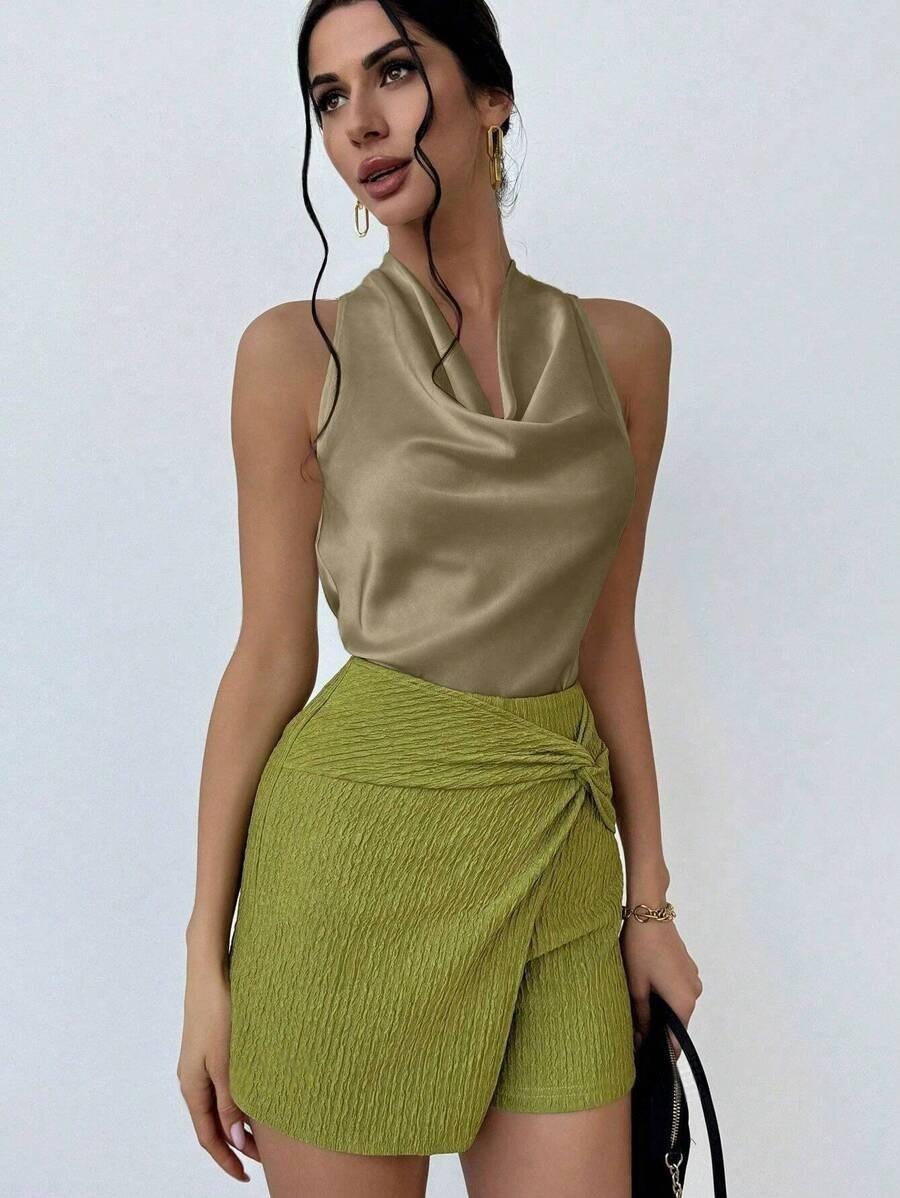 Women s Sexy Sleeveless Satin Shirt for Spring/Summer 2025 - European and American Style Medium шампанського
Women s Sexy Sleeveless Satin Shirt for Spring/Summer 2025 - European and American Style Medium шампанського