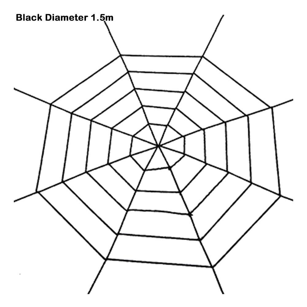 150cm/250cm Huge Spider Web Halloween Decoration Halloween Ornament Horror Props Home Black Diameter 1.5m
150cm/250cm Huge Spider Web Halloween Decoration Halloween Ornament Horror Props Home Black Diameter 1.5m