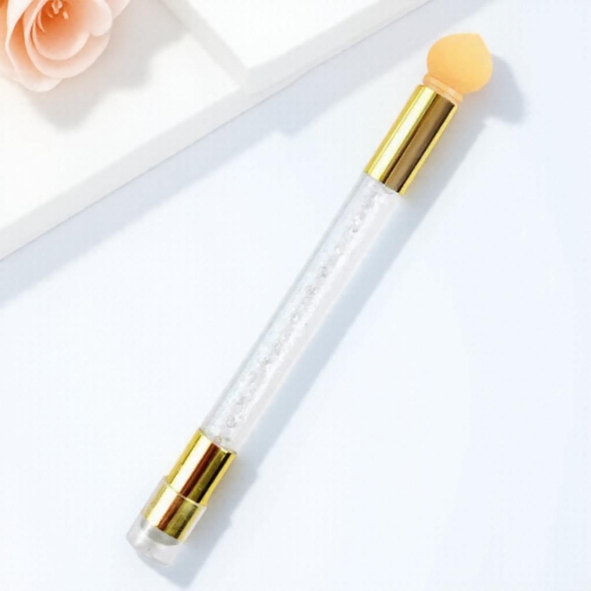 Nail Stamping Pen with Diamond Halo Mini Stamping Tool Silicone Sponge Applicator for Nail Art Designs білий
Nail Stamping Pen with Diamond Halo Mini Stamping Tool Silicone Sponge Applicator for Nail Art Designs білий