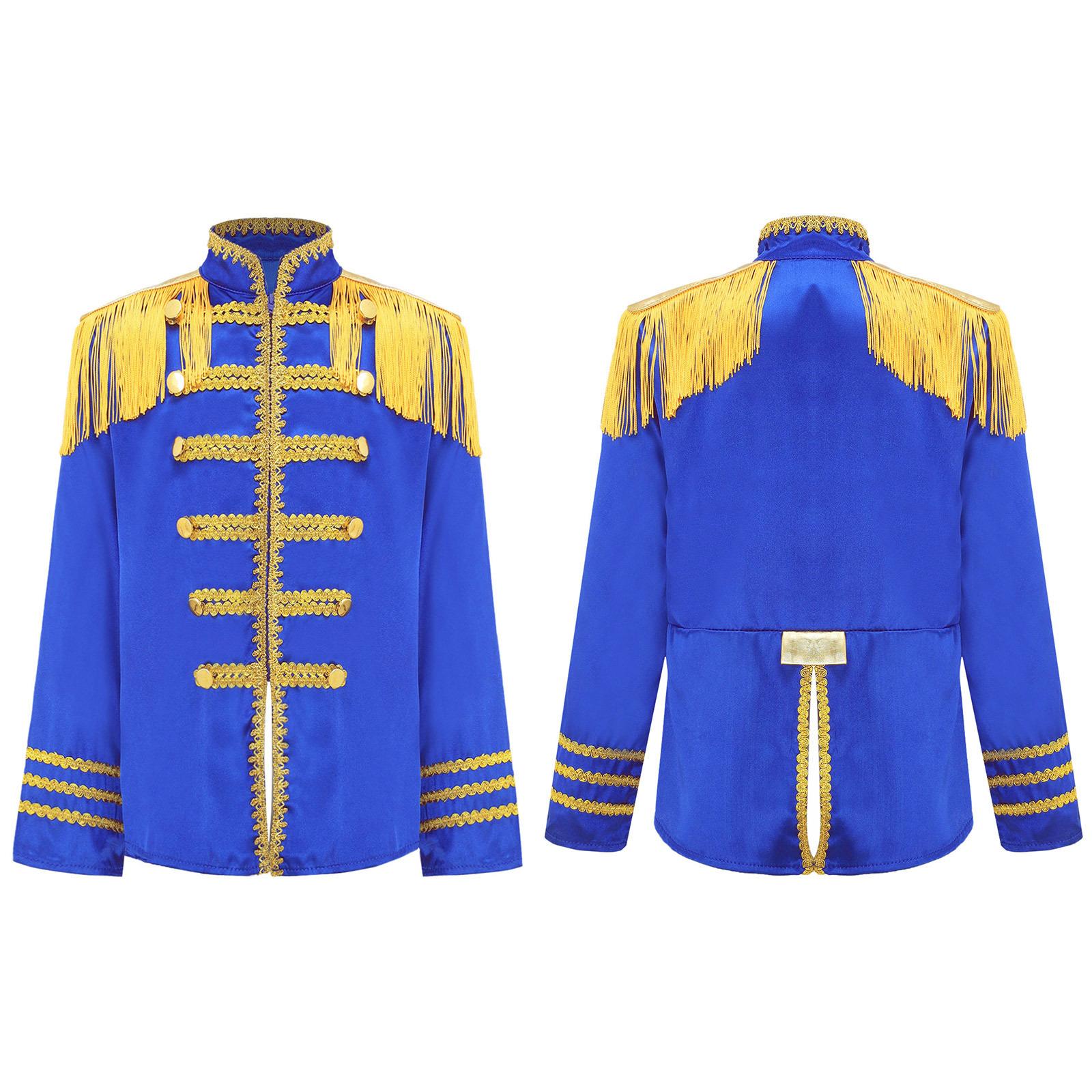 Діти Дівчата Хлопчики Золота китиця Прикраса Рок-група Музикант Косплей Куртка Пальто Виступ Костюм Вінтаж Одягання Вечірка 5-6 Years королівський синій колір
Діти Дівчата Хлопчики Золота китиця Прикраса Рок-група Музикант Косплей Куртка Пальто Виступ Костюм Вінтаж Одягання Вечірка 5-6 Years королівський синій колір