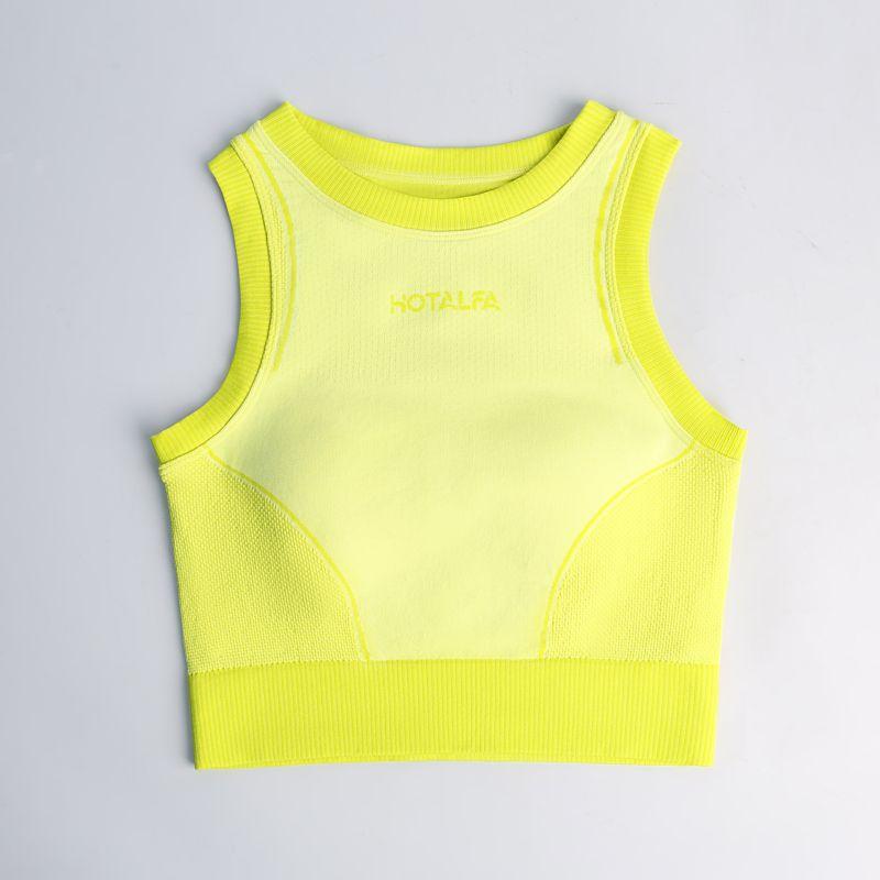 Fitness Shockproof Vest Running Aerobics Sports Bra High Strength Compression Sleeveless Yoga Clothes Beauty Back One-Piece Cup Yellow (1301) L
Fitness Shockproof Vest Running Aerobics Sports Bra High Strength Compression Sleeveless Yoga Clothes Beauty Back One-Piece Cup Yellow (1301) L