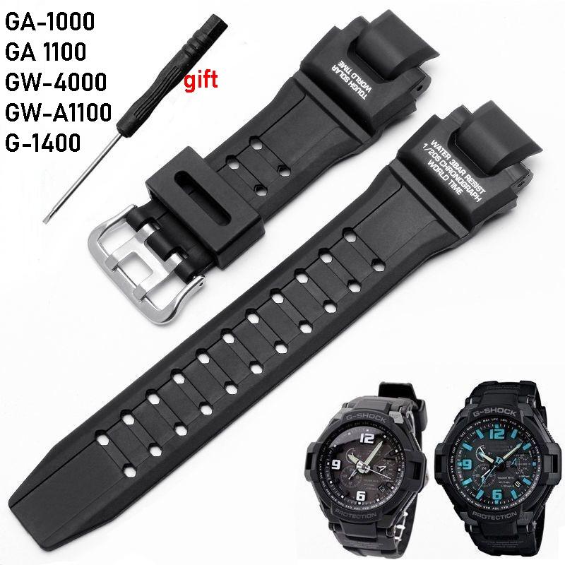 Для Casio G-Shock GA-1000 GA1100 GW-4000 GW-A1100 G-1400 Спортивные часы для дайвинга Браслет Водонепроницаемые силиконовые аксессуары для часов из искусственной кожи
Для Casio G-Shock GA-1000 GA1100 GW-4000 GW-A1100 G-1400 Спортивные часы для дайвинга Браслет Водонепроницаемые силиконовые аксессуары для часов из искусственной кожи