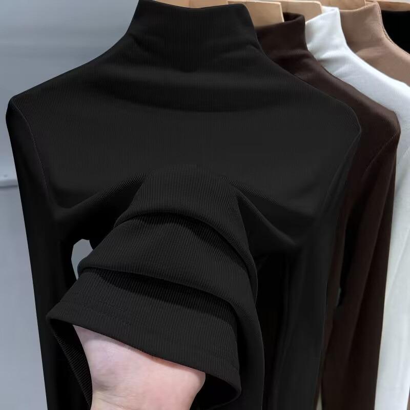 women s Ribbed Thermal Half High Neck Long Sleeve Top Autumn Winter Slim Fit Warm Stretchy Base Layer Blouse M чёрный
women s Ribbed Thermal Half High Neck Long Sleeve Top Autumn Winter Slim Fit Warm Stretchy Base Layer Blouse M чёрный