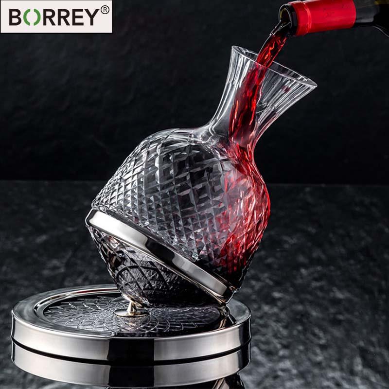 BORREY 1,5 л Креативный хрустальный графин для красного вина Гироскоп Спин Превосходный автоматический гироскоп Бренди Вино ДЕКАНТ ER Сепаратор Бутылочный бар
BORREY 1,5 л Креативный хрустальный графин для красного вина Гироскоп Спин Превосходный автоматический гироскоп Бренди Вино ДЕКАНТ ER Сепаратор Бутылочный бар