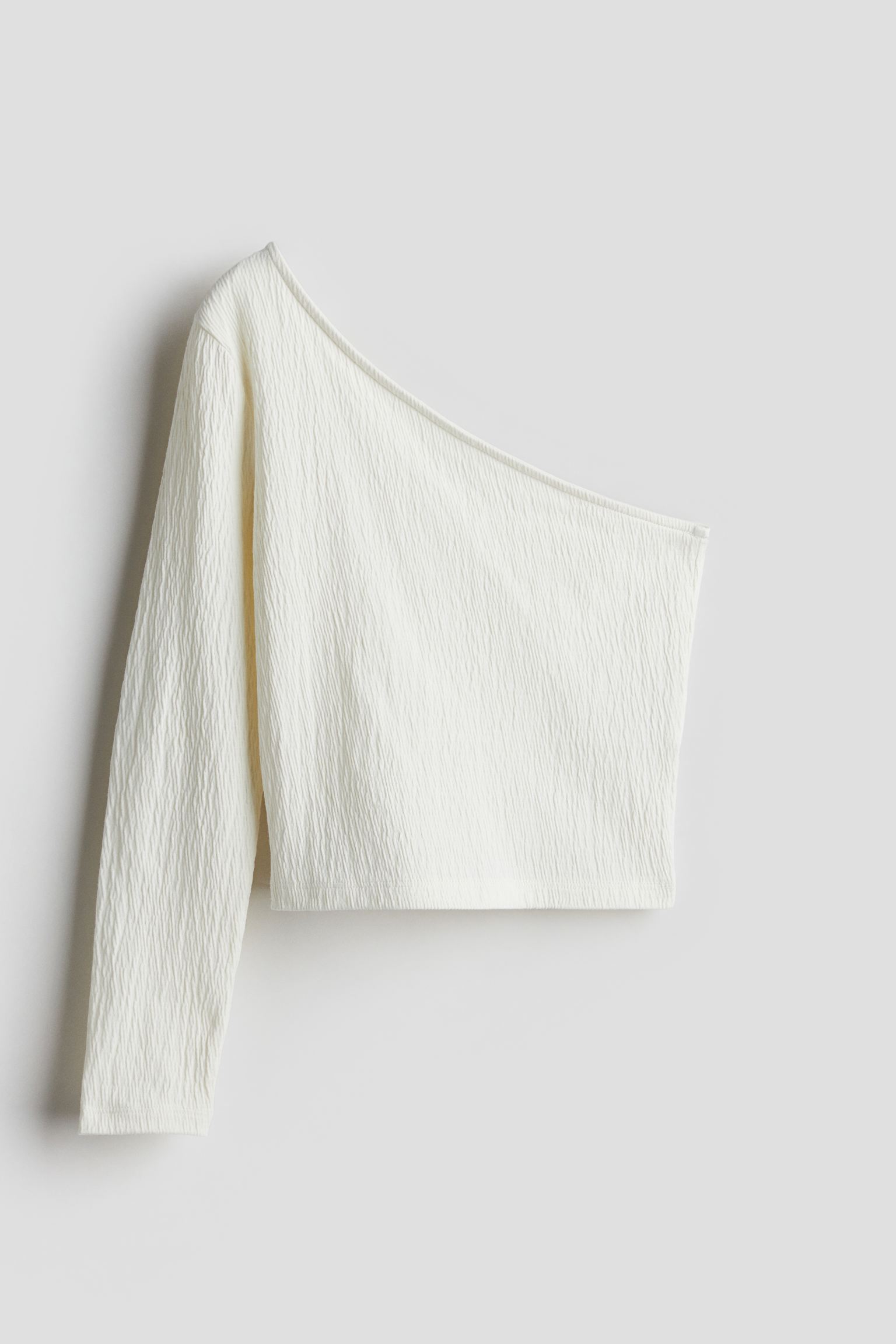 Топ из джерси на одно плечо
Топ из джерси на одно плечо