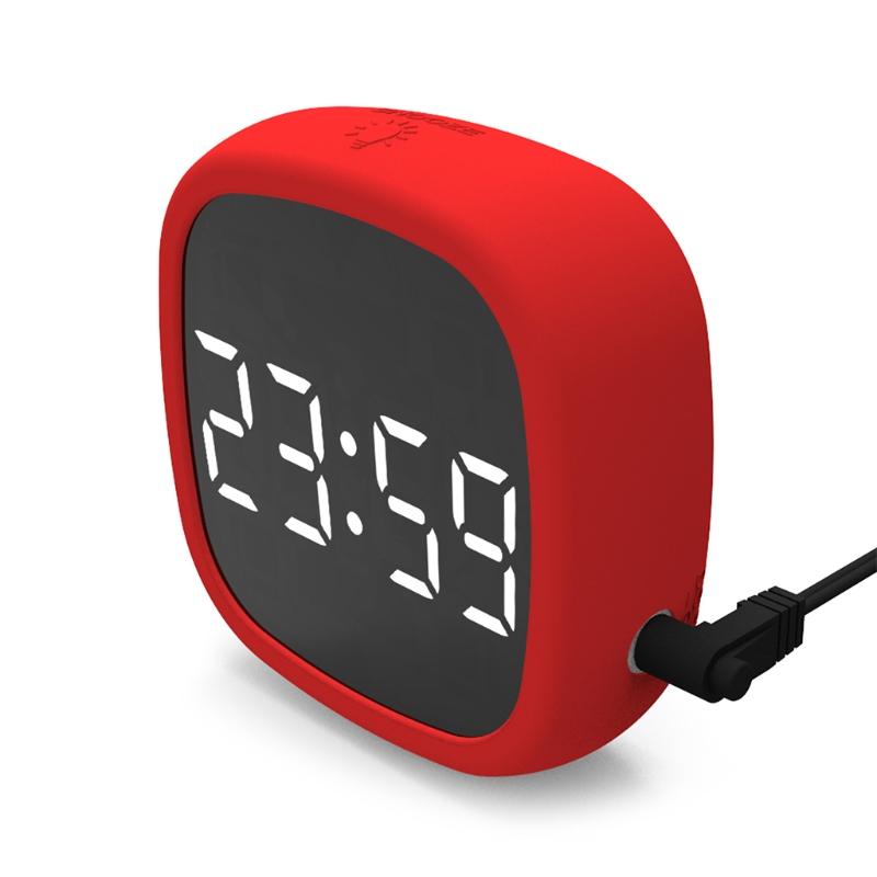 Светодиодный цифровой будильник с функцией повтора, 4 уровня яркости, диммер, регулируемая громкость будильника, USB, 12/24-часовой формат времени, для спальни, дома X3UC красный
Светодиодный цифровой будильник с функцией повтора, 4 уровня яркости, диммер, регулируемая громкость будильника, USB, 12/24-часовой формат времени, для спальни, дома X3UC красный