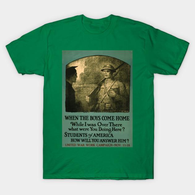 Unisex Fashion TShirt Wwi Propaganda Poster 1703 When The Boys Come Home Print TShirt Plus Size S-5XL T-Shirt 100%Cotton Tops O Neck Short Sleeve Tees 4XL зелений
Unisex Fashion TShirt Wwi Propaganda Poster 1703 When The Boys Come Home Print TShirt Plus Size S-5XL T-Shirt 100%Cotton Tops O Neck Short Sleeve Tees 4XL зелений