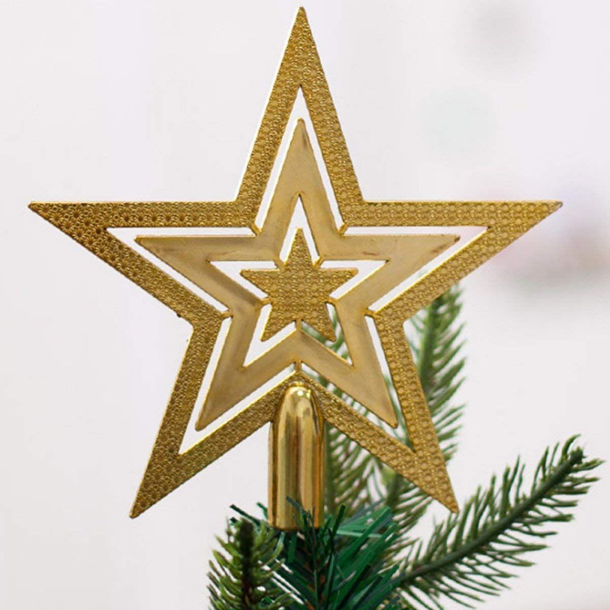 Christmas Tree Topper Star Golden for Tree Decorations - Xmas Tree Decoration - Christmas Decorations Items for Home
Christmas Tree Topper Star Golden for Tree Decorations - Xmas Tree Decoration - Christmas Decorations Items for Home