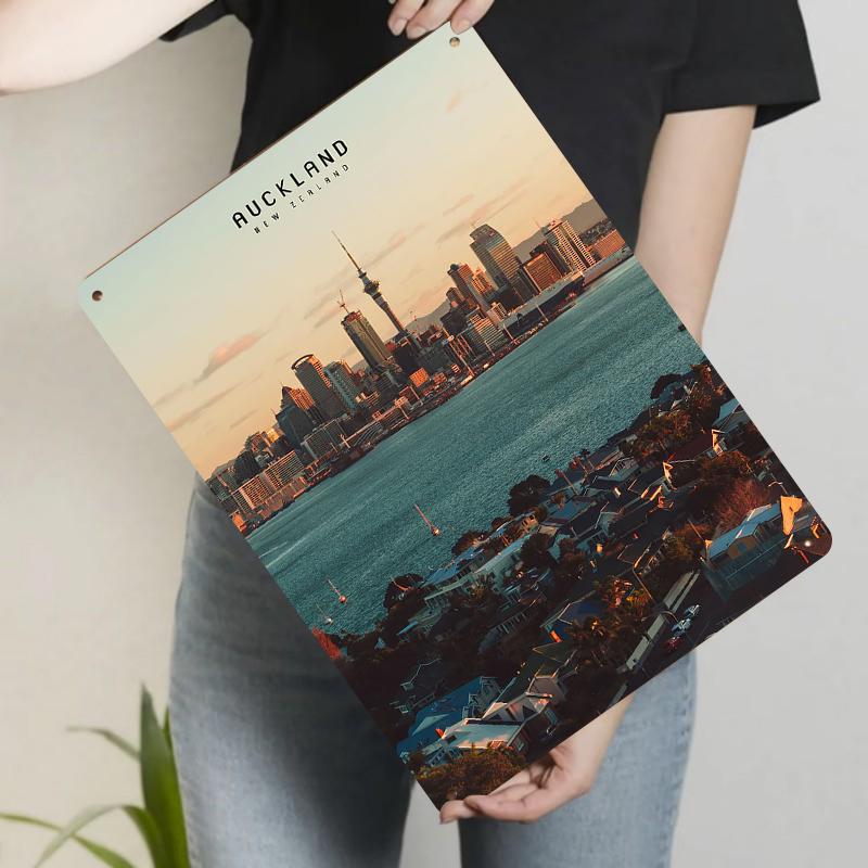 Auckland City Skyline Metal Wall Art New Zealand Landscape Home Decorative Painting Mural 20x30cm(7.8x11.8inch)
Auckland City Skyline Metal Wall Art New Zealand Landscape Home Decorative Painting Mural 20x30cm(7.8x11.8inch)