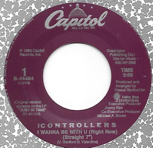 7inch Record CONTROLLERS - I Wanna Be With U (Right Now) B44484 Capitol Records 1989 US Soul/Funk Used
7inch Record CONTROLLERS - I Wanna Be With U (Right Now) B44484 Capitol Records 1989 US Soul/Funk Used