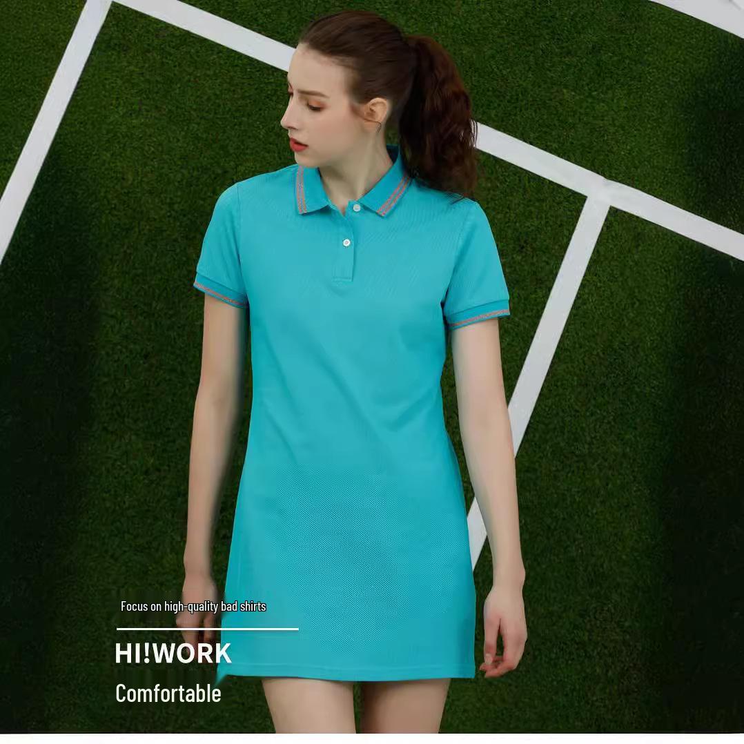190G Long-Staple Cotton Short-Sleeve Pique Polo Dress with Turn-Down Collar and Printed Logo - Comfortable, Casual Commute Wear. 2XL
190G Long-Staple Cotton Short-Sleeve Pique Polo Dress with Turn-Down Collar and Printed Logo - Comfortable, Casual Commute Wear. 2XL