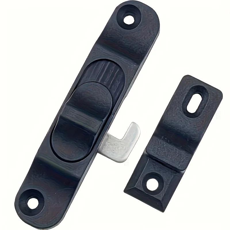 Black Heavy-Duty Folding Trackless Screen Door Lock - Heavy-Duty Anti-Mosquito Safety Hook Latch, Keyless Entry/Exit Lock чорний
Black Heavy-Duty Folding Trackless Screen Door Lock - Heavy-Duty Anti-Mosquito Safety Hook Latch, Keyless Entry/Exit Lock чорний