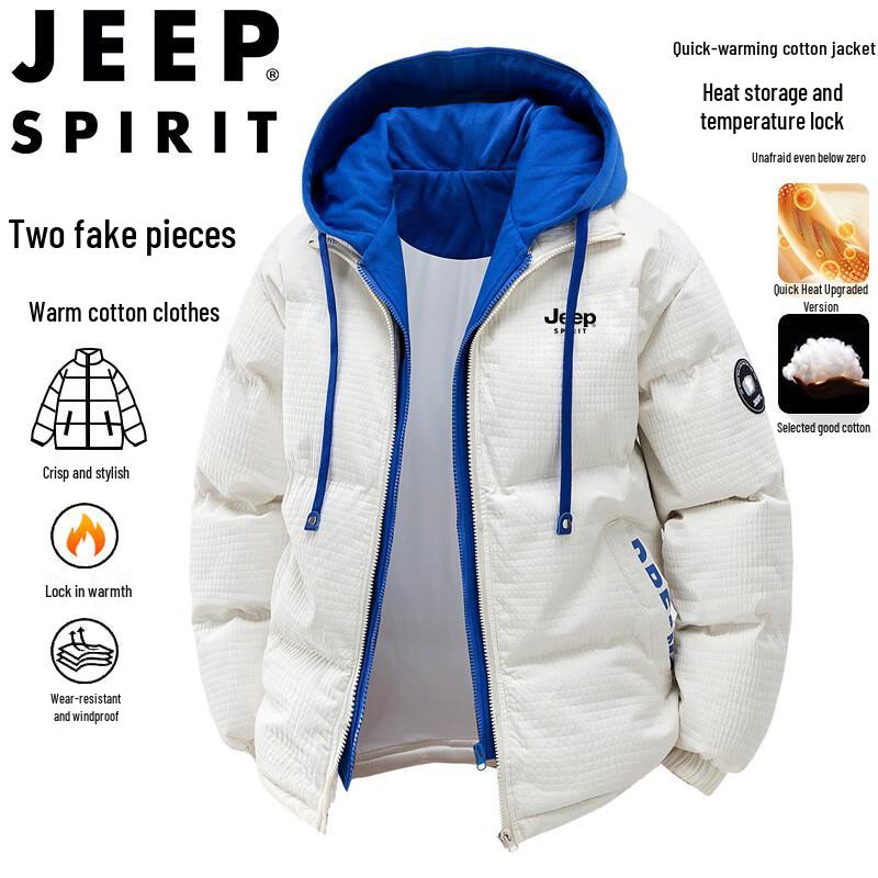 JEEP SPIRIT Men s Hooded Puffer Winter Jacket M
JEEP SPIRIT Men s Hooded Puffer Winter Jacket M