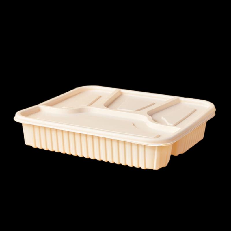 Biodegradable 4-Compartment Takeout Boxes (1000ml, 20-Pack)
Biodegradable 4-Compartment Takeout Boxes (1000ml, 20-Pack)