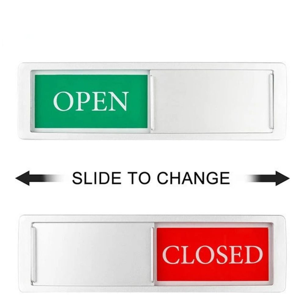 DIY OPEN Slide Sign Double Sided OPEN CLOSED Signboard CLOSED Slider Signs Restroom серебряный
DIY OPEN Slide Sign Double Sided OPEN CLOSED Signboard CLOSED Slider Signs Restroom серебряный