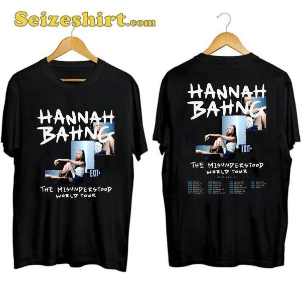 Hannah Bahng The Misunderstood World Tour 2025 Shirt S-5XL Unisex T-Shirt S
Hannah Bahng The Misunderstood World Tour 2025 Shirt S-5XL Unisex T-Shirt S