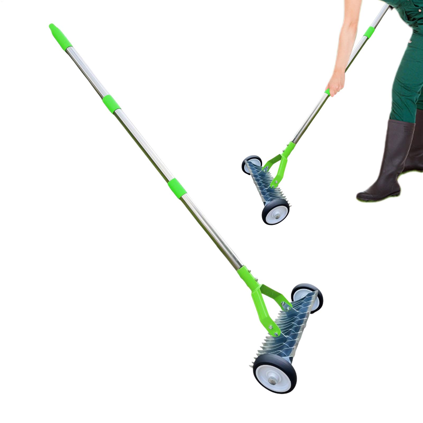 Lawn Thatcher Rake Metal Adjustable Hand Tools Gardening Rake Leveling Tool with Wheels for Loosening Soil Gathering Mulch China Mainland
Lawn Thatcher Rake Metal Adjustable Hand Tools Gardening Rake Leveling Tool with Wheels for Loosening Soil Gathering Mulch China Mainland