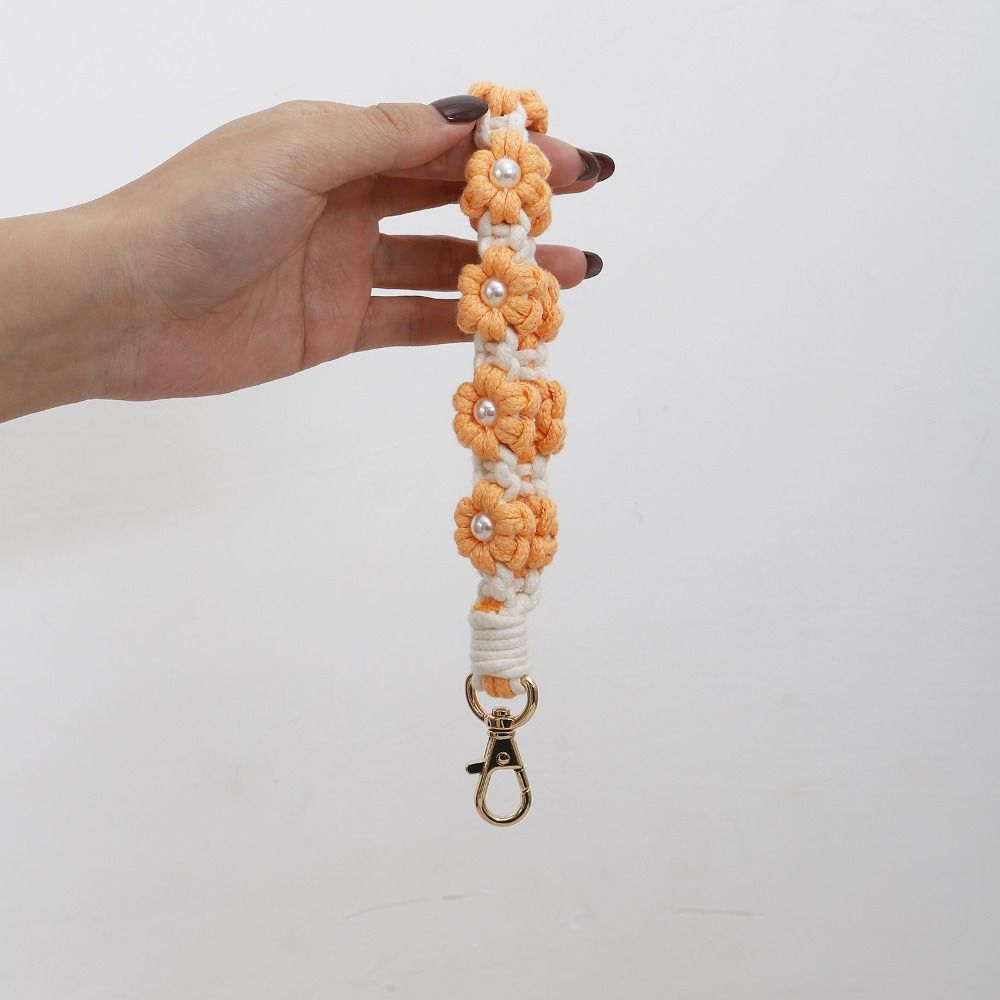 Colorful Woven Daisy Flower Hanging Chain Keyring Bohemian Key Fob Strap Earphone Case red&purple-style2
Colorful Woven Daisy Flower Hanging Chain Keyring Bohemian Key Fob Strap Earphone Case red&purple-style2