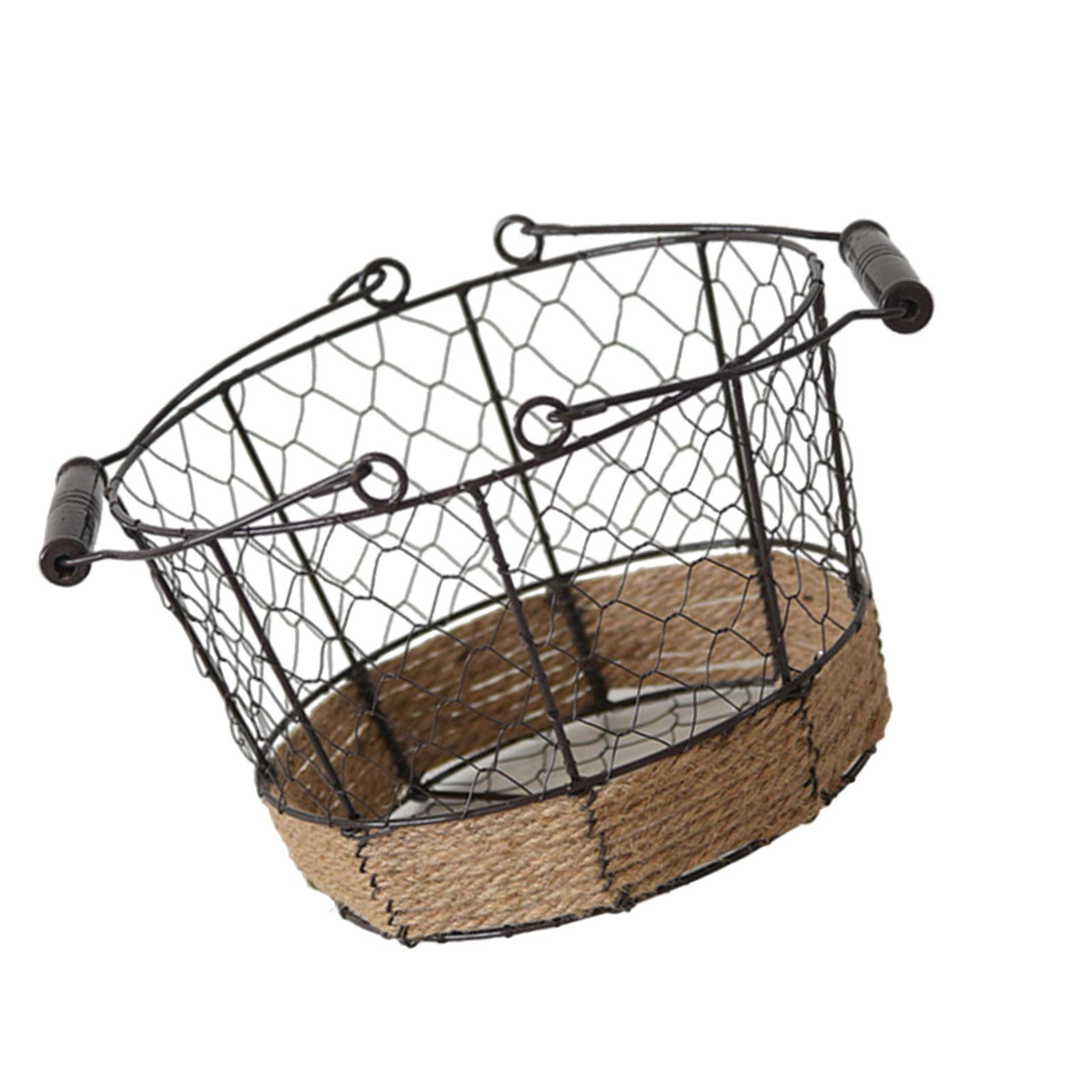 French Country Styles Iron Fruit and Vegetable Basket with Detachable Banana Hanger for Home Decoration Daily Use S
French Country Styles Iron Fruit and Vegetable Basket with Detachable Banana Hanger for Home Decoration Daily Use S