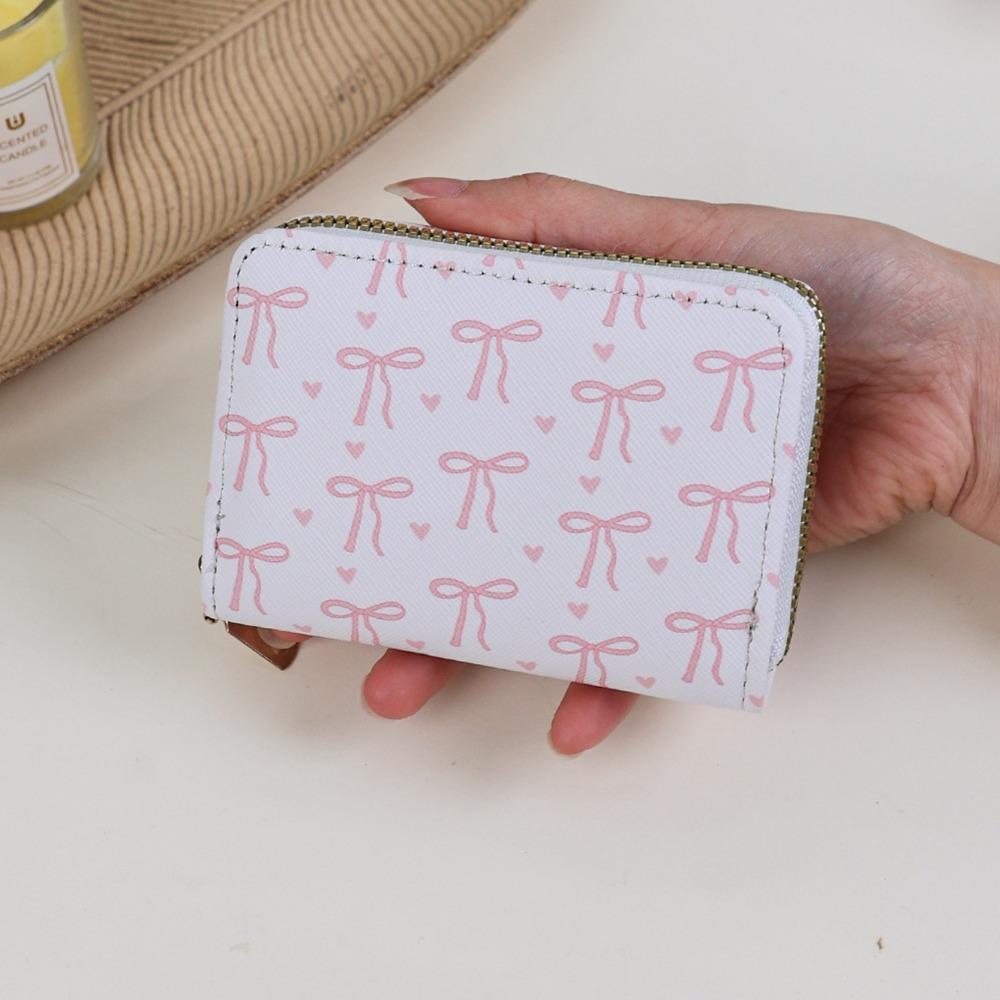 Fashion Bow Credit Card Holder PU Roomy Card Case Lightweight Portable Coin Purse for Women Girls білий
Fashion Bow Credit Card Holder PU Roomy Card Case Lightweight Portable Coin Purse for Women Girls білий