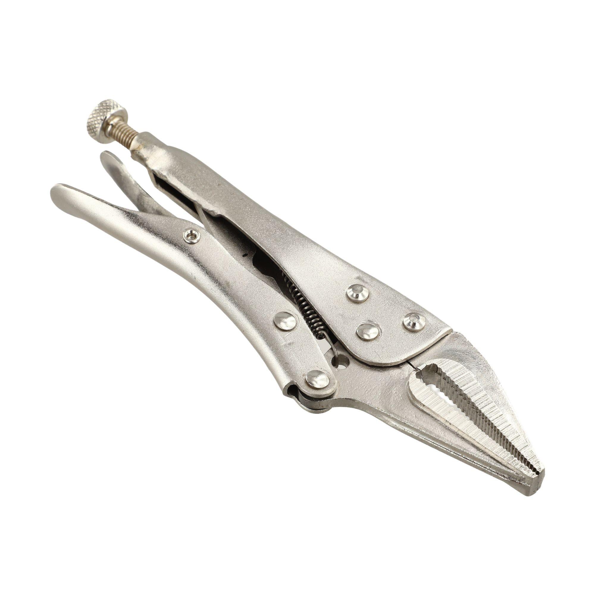 Grip and Clamp 6 5 Inch Needle Nose Pliers with Locking Vise Grip Clamp
Grip and Clamp 6 5 Inch Needle Nose Pliers with Locking Vise Grip Clamp