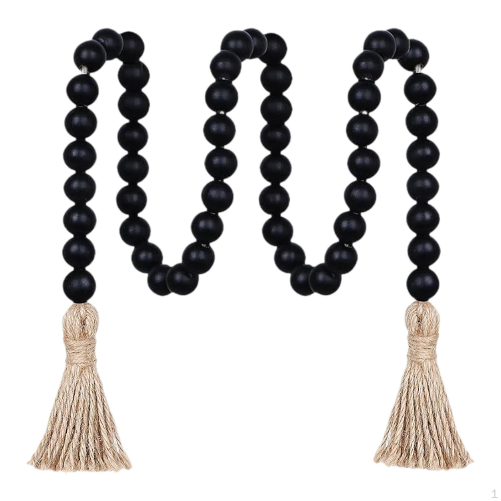 Bead Garland Country Wooden Decor Home Hanging Decoration Wood Farmhouse with
Bead Garland Country Wooden Decor Home Hanging Decoration Wood Farmhouse with