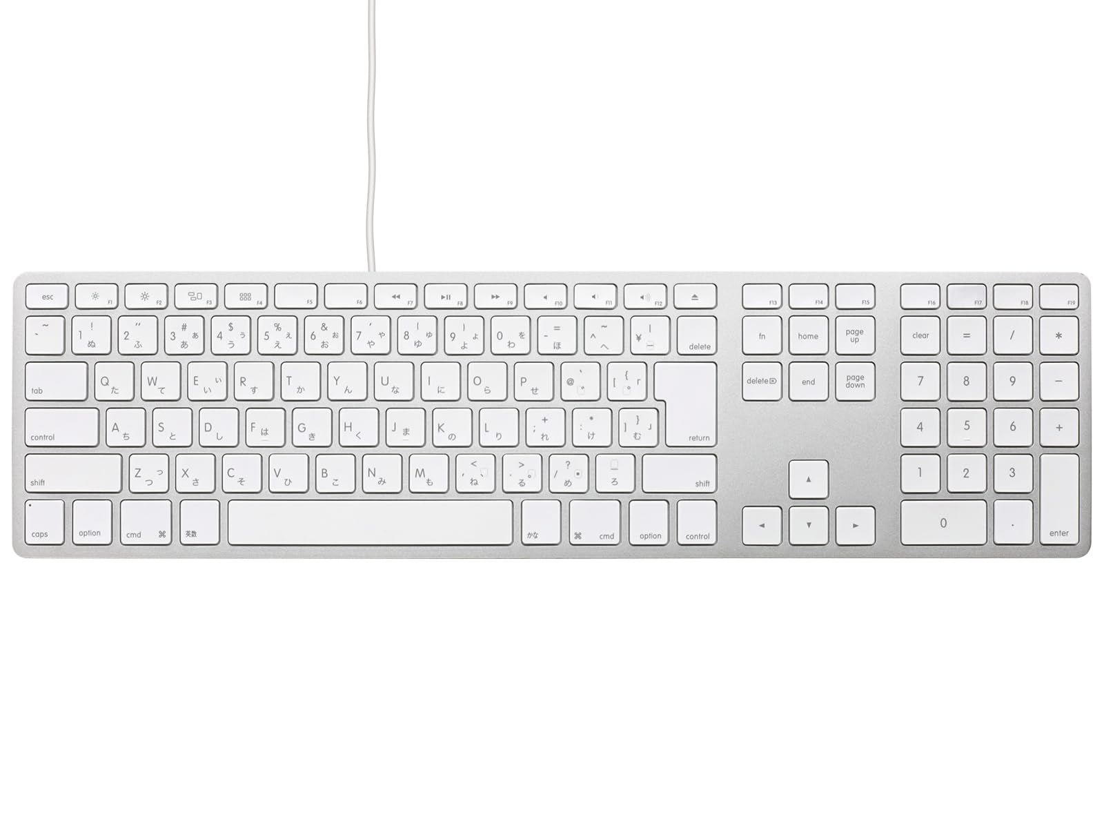Matias Wired Aluminum keyboard for Mac JP model Japanese layout USB Silver FK318S-JP/3
Matias Wired Aluminum keyboard for Mac JP model Japanese layout USB Silver FK318S-JP/3