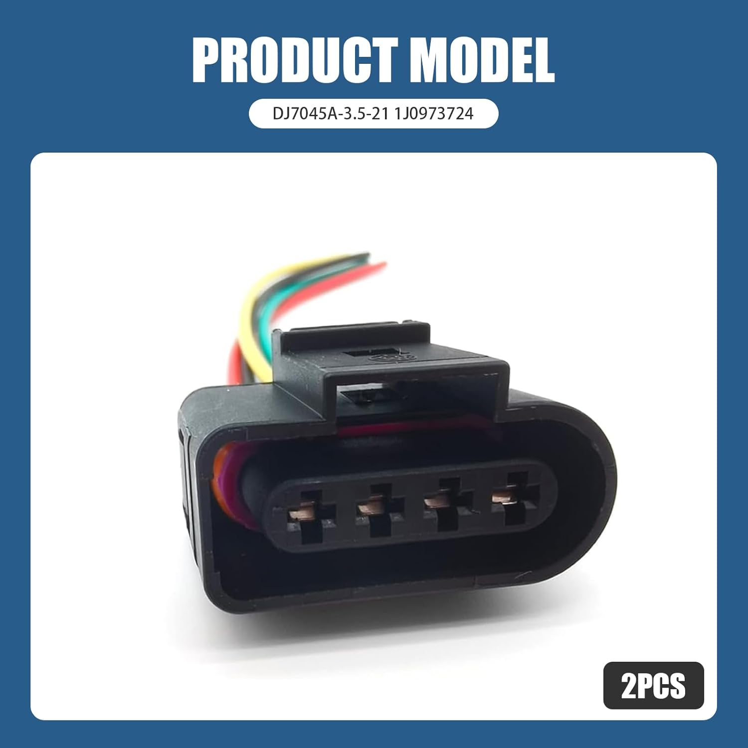 DJ7045A-3.5-21 Throttle Position Sensor Connector, Low Frequency Plastic Wire Harness Terminal, OEM #1J0973724 Replacement Retrofit Parts, Suitable
DJ7045A-3.5-21 Throttle Position Sensor Connector, Low Frequency Plastic Wire Harness Terminal, OEM #1J0973724 Replacement Retrofit Parts, Suitable