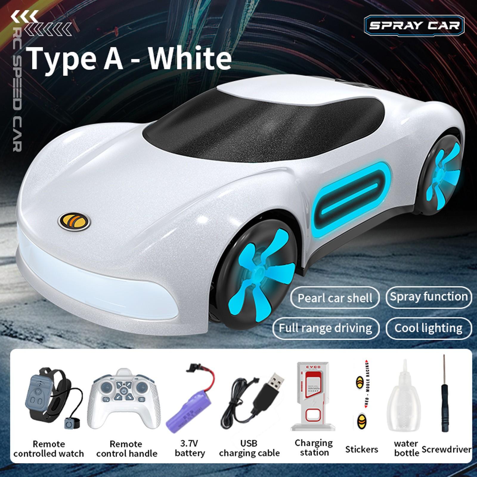 Машина на радіокеруванні, Дрифтова RC Трюкова Машина зі Світлом, Спреєм та Звуком, 2.4 ГГц Хобі RC Машинки Іграшка для Дітей, Обертання на 360°, Подарунки на День народження для Хлопчиків Дівчаток 4-12 років One Size
Машина на радіокеруванні, Дрифтова RC Трюкова Машина зі Світлом, Спреєм та Звуком, 2.4 ГГц Хобі RC Машинки Іграшка для Дітей, Обертання на 360°, Подарунки на День народження для Хлопчиків Дівчаток 4-12 років One Size