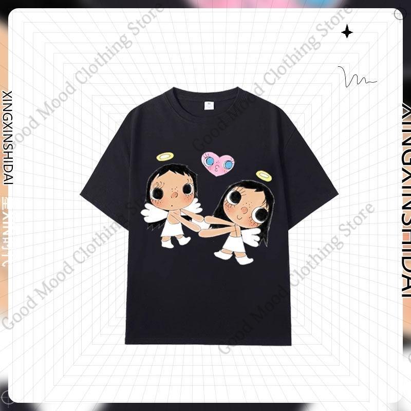 Cartoon YuY T Shirt Fashion Cute Girl Print Tshirt Streetwear Trend Unisex Women Summer High Quality Cotton Short Sleeve Tee Tops 3XL
Cartoon YuY T Shirt Fashion Cute Girl Print Tshirt Streetwear Trend Unisex Women Summer High Quality Cotton Short Sleeve Tee Tops 3XL