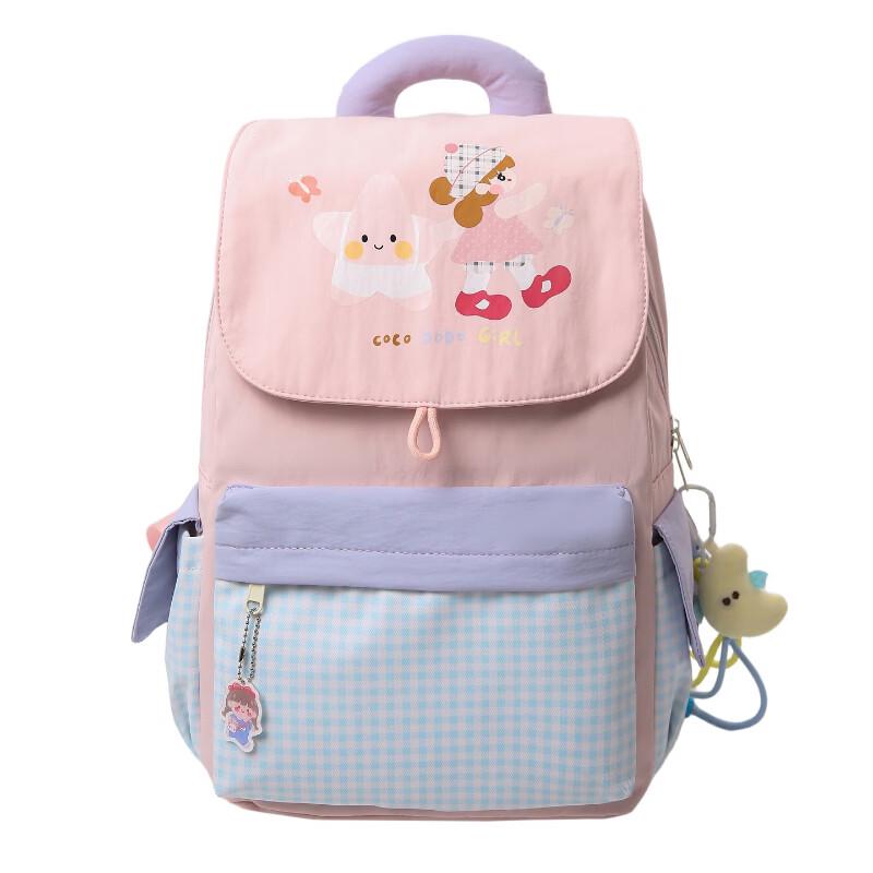 Li Shen Plaid Spine Protection School Backpack
Li Shen Plaid Spine Protection School Backpack