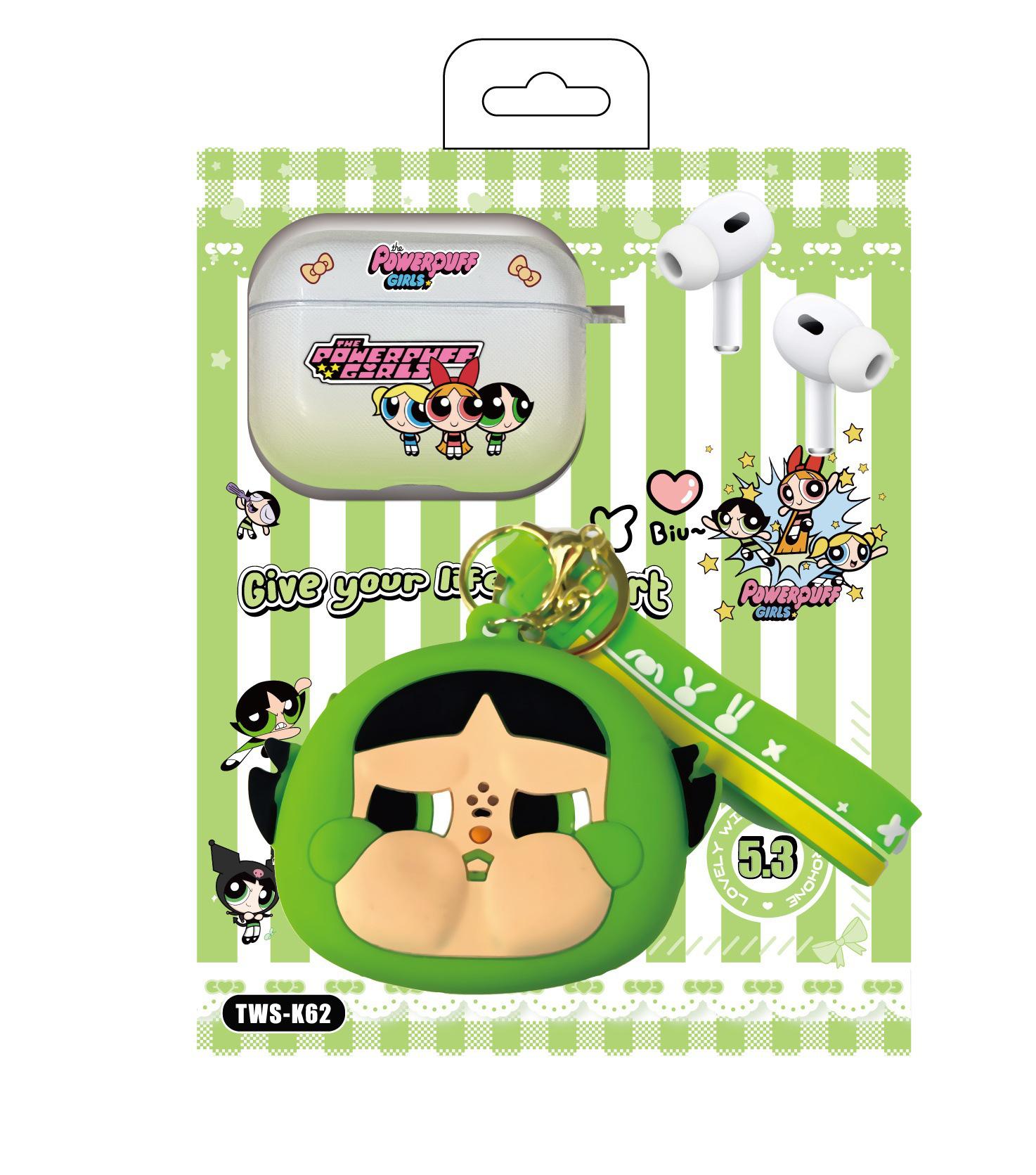 2025 TWS-K62 Cartoon Wireless Earbuds with Bluetooth 5.3 and Coin Purse Protective Case
2025 TWS-K62 Cartoon Wireless Earbuds with Bluetooth 5.3 and Coin Purse Protective Case