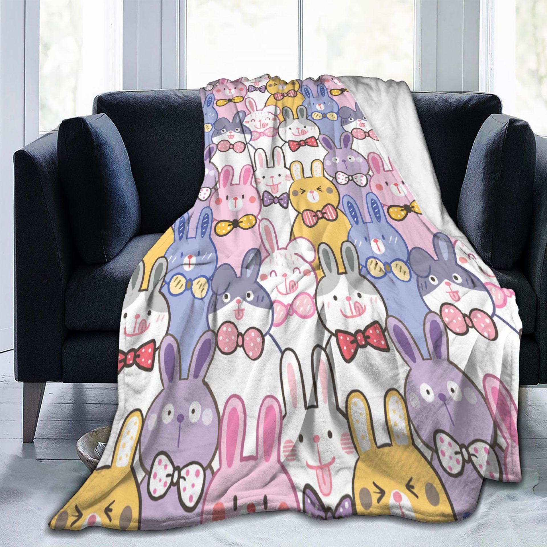 Cute rabbit Printed Blanket for Sofa Bed Travel Camping Living Room Office Conditioning Blanket for All Seasons Gifts 75x90cm
Cute rabbit Printed Blanket for Sofa Bed Travel Camping Living Room Office Conditioning Blanket for All Seasons Gifts 75x90cm