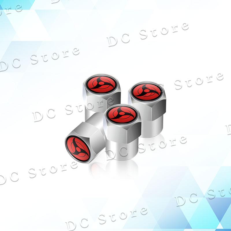 4Pcs Metal Japanese Anime Sharingan Eye Emblem Car Exterior Wheel Tire Valve Caps Protective Covers Universal For Most Cars
4Pcs Metal Japanese Anime Sharingan Eye Emblem Car Exterior Wheel Tire Valve Caps Protective Covers Universal For Most Cars