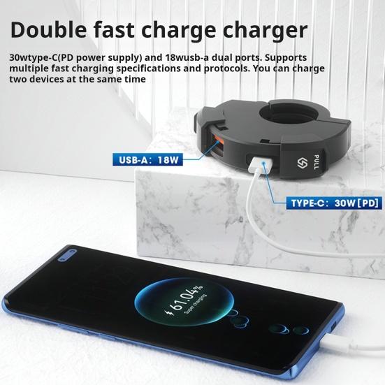 Motorcycle USB Charger with Dual Ports Overcurrent Overvoltage Protection Waterproof Design Universal Phone Charger
Motorcycle USB Charger with Dual Ports Overcurrent Overvoltage Protection Waterproof Design Universal Phone Charger