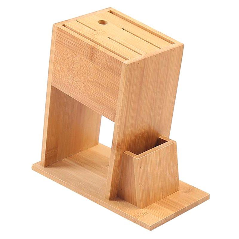 ABMH-Multifunctional Knife Storage For Kitchen Supplies Bamboo Knife Block Stand For Kitchen Multifunctional Cutter Holder
ABMH-Multifunctional Knife Storage For Kitchen Supplies Bamboo Knife Block Stand For Kitchen Multifunctional Cutter Holder
