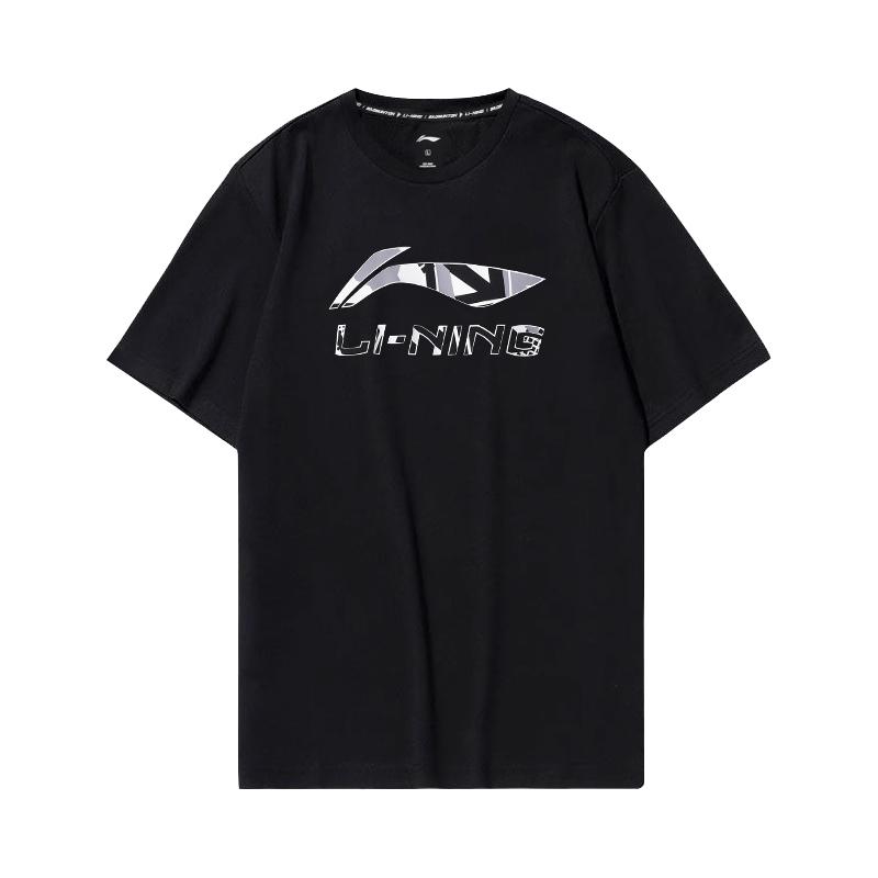Футболка свободного кроя с коротким рукавом и логотипом Li Ning, быстросохнущая, мужская, черная, AHSU975-1 S
Футболка свободного кроя с коротким рукавом и логотипом Li Ning, быстросохнущая, мужская, черная, AHSU975-1 S