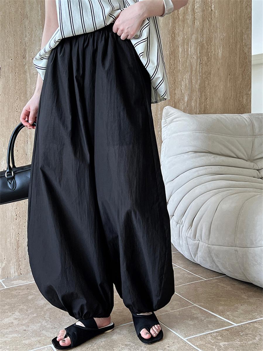 White Oversized Bloomers Summer Elegant Fashion Women Lantern Pants Casual Loose Breathable Cotton Wide Leg Pants S чорний
White Oversized Bloomers Summer Elegant Fashion Women Lantern Pants Casual Loose Breathable Cotton Wide Leg Pants S чорний