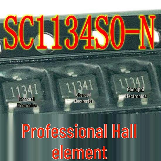 Silk Screen 1134 SOT-23 SMD Unipolar Hall Switch Sensor
Silk Screen 1134 SOT-23 SMD Unipolar Hall Switch Sensor