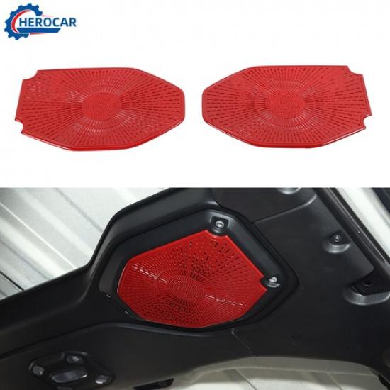 2Pcs Red Car Roof Top Speaker Grille Trim Cover for Jeep Wrangler JL JT 2018-23
2Pcs Red Car Roof Top Speaker Grille Trim Cover for Jeep Wrangler JL JT 2018-23