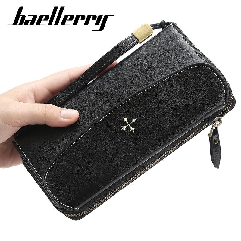 Женский кошелек Baellerry, длинный корейский масляный воск, кожаный клатч с несколькими картами, модная женская сумка с пряжкой и молнией
Женский кошелек Baellerry, длинный корейский масляный воск, кожаный клатч с несколькими картами, модная женская сумка с пряжкой и молнией