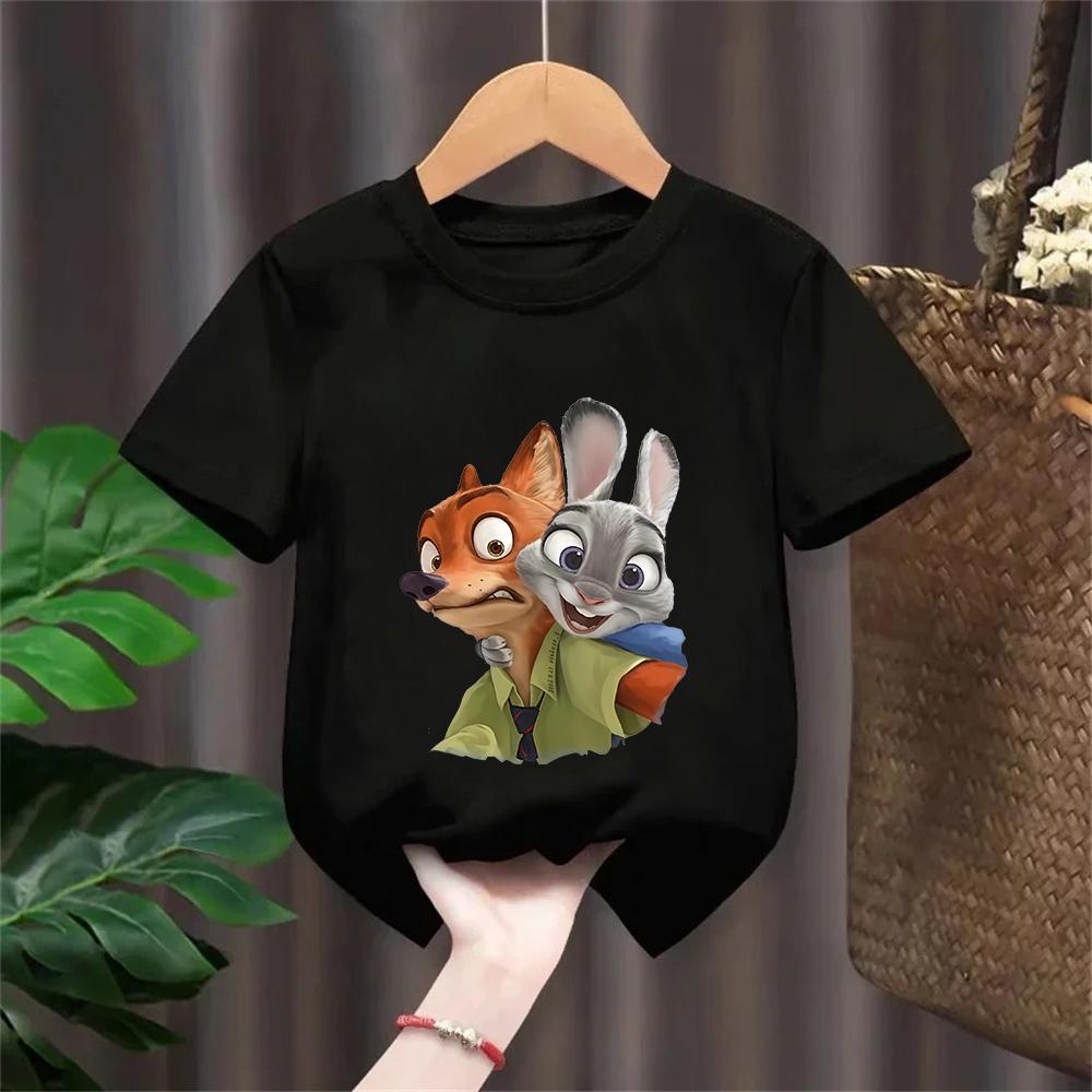 Zootopia Children s T-Shirt Summer Children s Short Sleeve Top Anime Fashion Cute T-Shirt 160
Zootopia Children s T-Shirt Summer Children s Short Sleeve Top Anime Fashion Cute T-Shirt 160