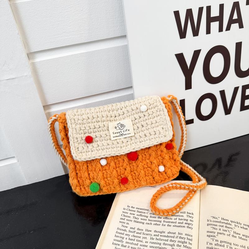 New Ladies Knitted Single Shoulder Bag Cute Crossbody Small Ball Phone Bag Fashionable Women s Bag with Soft Furry Detail
New Ladies Knitted Single Shoulder Bag Cute Crossbody Small Ball Phone Bag Fashionable Women s Bag with Soft Furry Detail