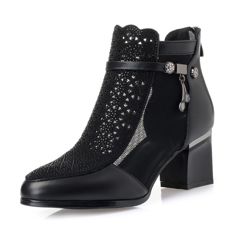 Women Mesh Short Boots Summer Middle Heel Hollow Breathable Shoes Mother Rhinestone Back Zip Thick Heel Large Size High Heels 43 верблюд
Women Mesh Short Boots Summer Middle Heel Hollow Breathable Shoes Mother Rhinestone Back Zip Thick Heel Large Size High Heels 43 верблюд