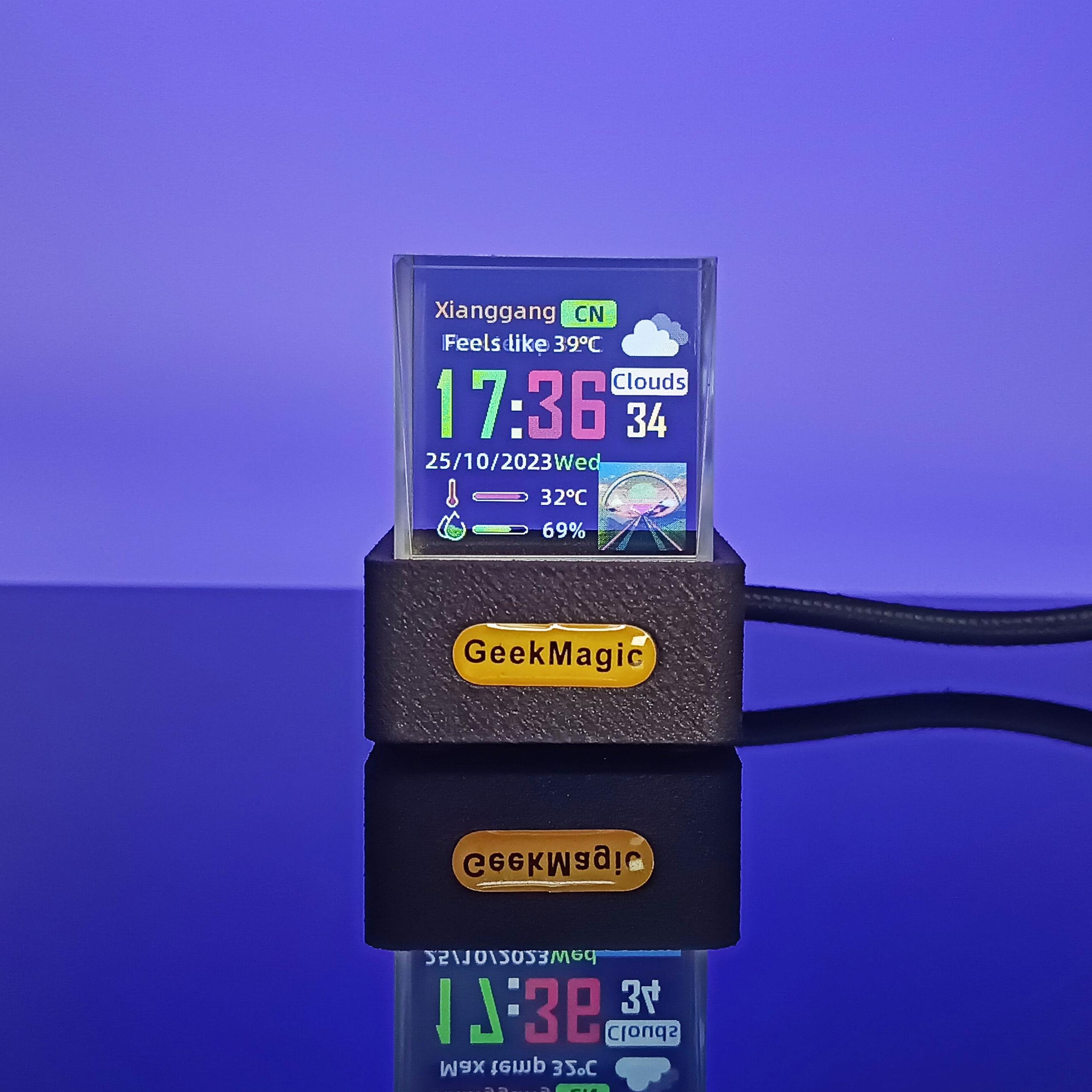 GeekMagic Mini Crystal Display Прогноз погоды Гаджет с WiFi Настольная Часовая Станция Прозрачный Маленький Телевизор Для Украшения Игры
GeekMagic Mini Crystal Display Прогноз погоды Гаджет с WiFi Настольная Часовая Станция Прозрачный Маленький Телевизор Для Украшения Игры
