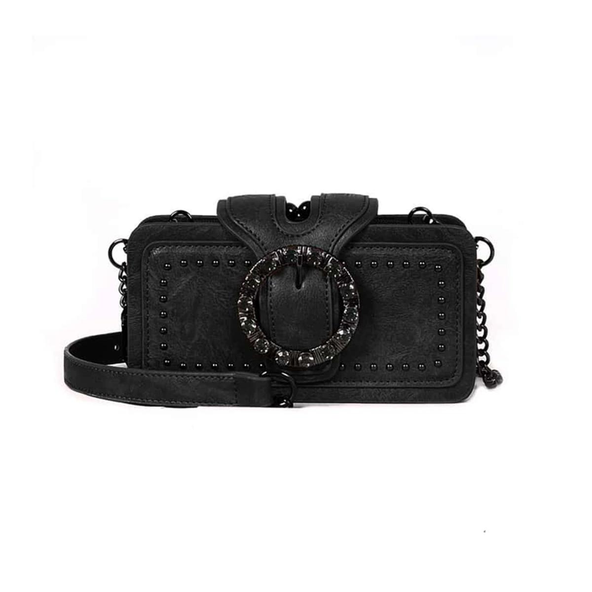 Women Elegant Chain Strap Crossbody Bag, Fashion Shoulder Bag for Daily Use, Casual Trendy Versatile Adjustable Strap Crossbody Bag чёрный
Women Elegant Chain Strap Crossbody Bag, Fashion Shoulder Bag for Daily Use, Casual Trendy Versatile Adjustable Strap Crossbody Bag чёрный