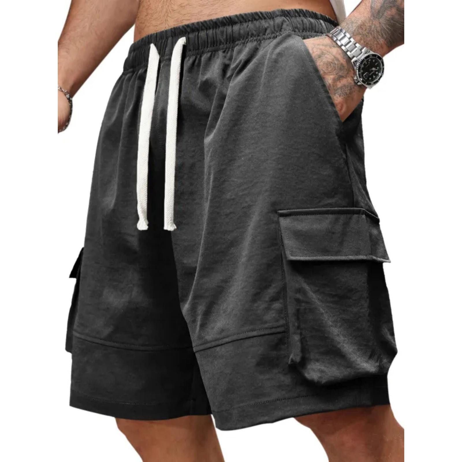 Men s Casual And Fashionable Five-inch Length Shorts - Men s Multi-pocket Workwear Sports Shorts L чёрный
Men s Casual And Fashionable Five-inch Length Shorts - Men s Multi-pocket Workwear Sports Shorts L чёрный