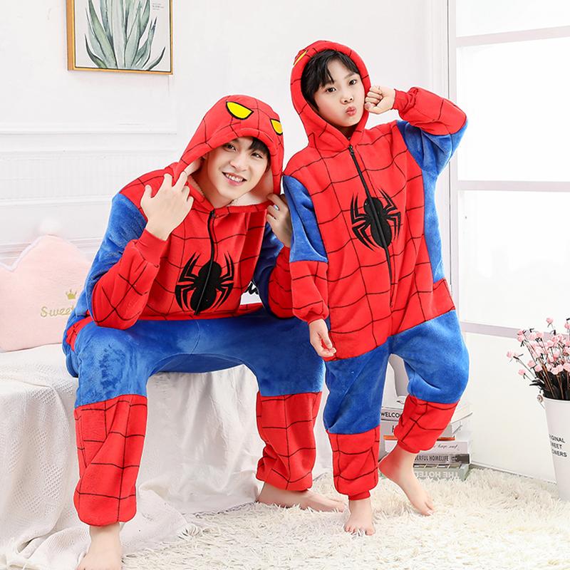 MINISO Spider Plush One-piece Pajamas Fleece Pajamas Cool Superhero Costume Birthday Christmas Gift Parent-Child Set 100cm
MINISO Spider Plush One-piece Pajamas Fleece Pajamas Cool Superhero Costume Birthday Christmas Gift Parent-Child Set 100cm