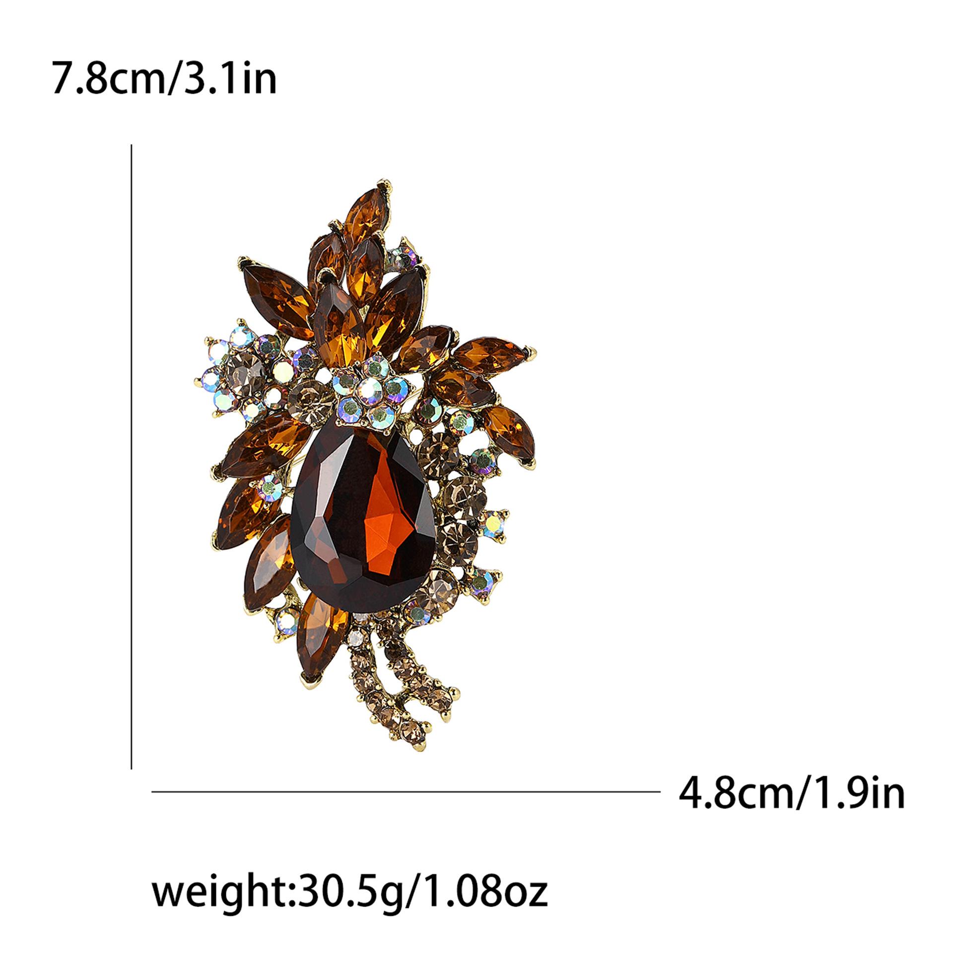 Винтажный сплав горный хрусталь баухиния брошь средняя мода элитная женская одежда брошь украшение булавка
Винтажный сплав горный хрусталь баухиния брошь средняя мода элитная женская одежда брошь украшение булавка