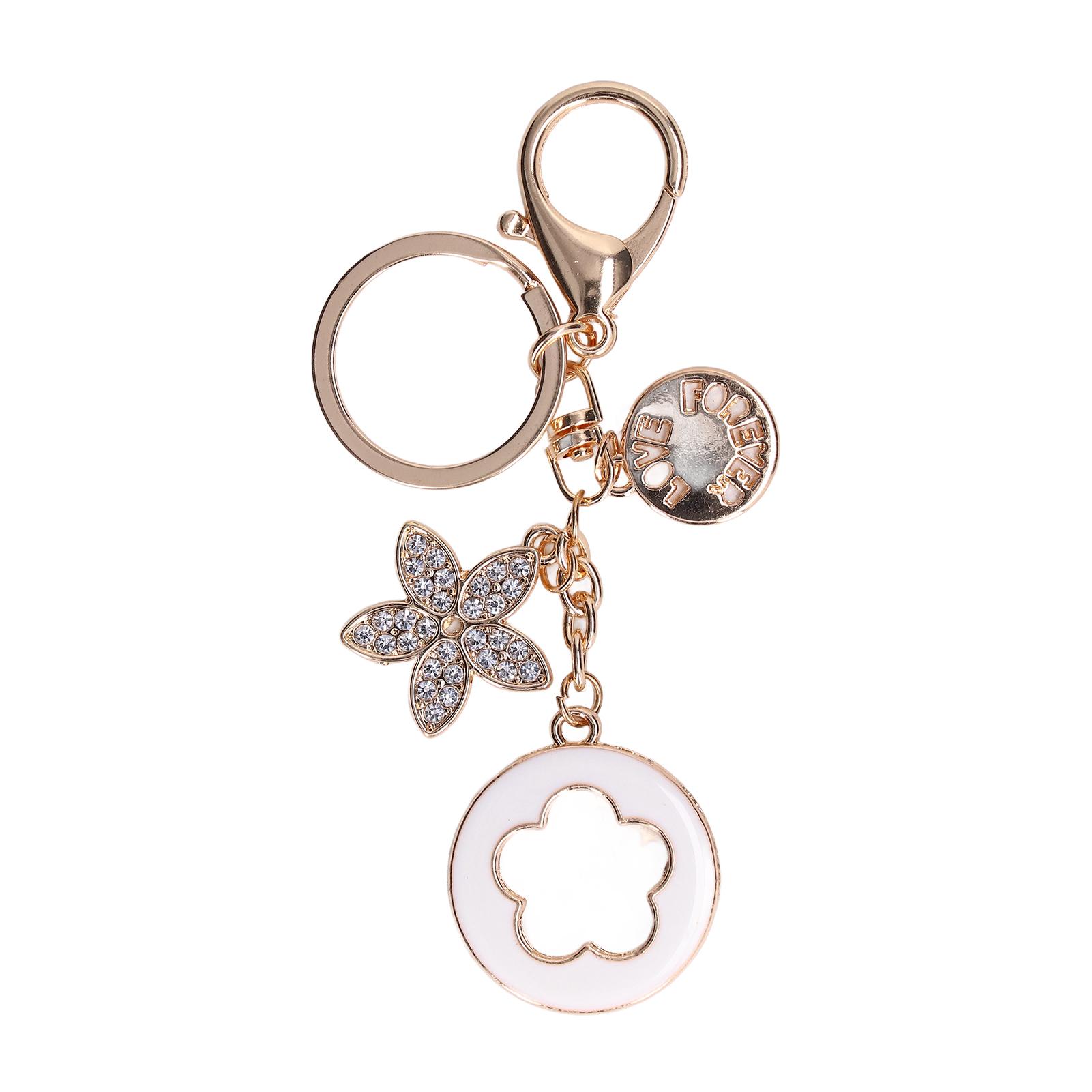 Car Keychain Beautiful Practical Exquisite Appearance Fashionable Five Leaf Clover Keychain for белый
Car Keychain Beautiful Practical Exquisite Appearance Fashionable Five Leaf Clover Keychain for белый